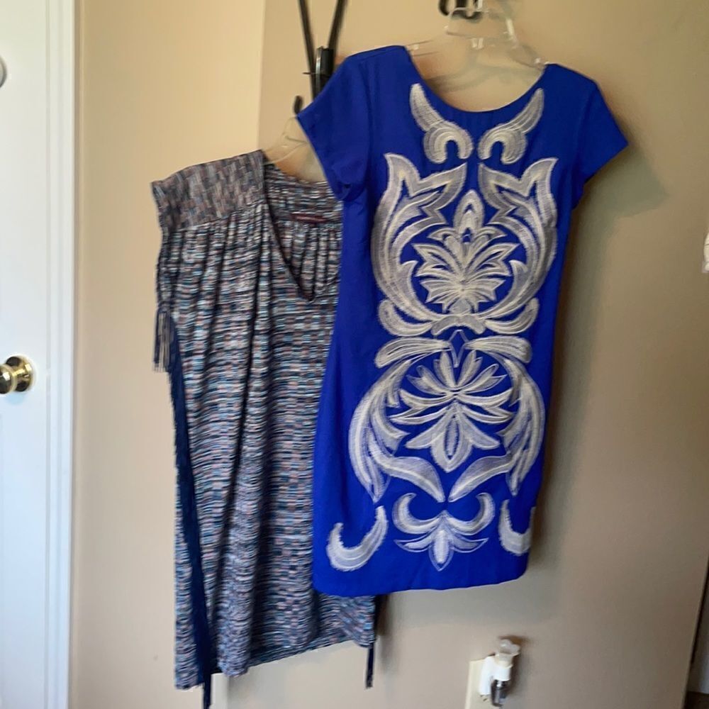 2 Dresses Fringed Embroidered S Bundle - Picture 2 of 13